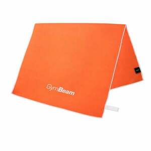 Sportovní rychleschnoucí ručník Orange/White - GymBeam obraz