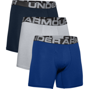 Boxerky UA Charged Cotton 6in 3 Pack Blue S - Under Armour obraz