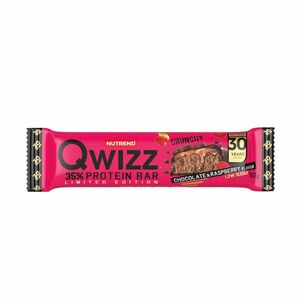 Proteinová tyčinka Nutrend Qwizz Protein Bar 60g čokoláda+malina obraz