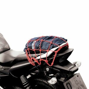 Pružná zavazadlová síť pro motocykly Oxford 30x30 červená obraz