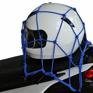 Pružná zavazadlová síť pro motocykly Oxford 30x30 modrá obraz