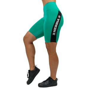 Fitness šortky Nebbia s vysokým pasem ICONIC 238 Green L obraz