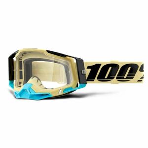 Moto brýle 100% Racecraft 2 Airblast, čiré plexi obraz