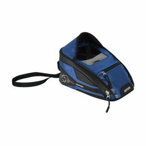Tankbag na motocykl Oxford M2R 2 l černý/modrý s magnetickou základnou obraz