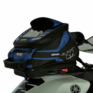 Tankbag na motocykl Oxford Q4R 4 l černý/modrý obraz