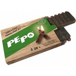 PE-PO dřevěný zapalovač 2v1 20 zapalovačů FSC obraz