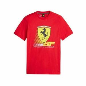 Puma FERRARI RACE TEE Pánské triko, červená, velikost obraz