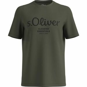 s.Oliver LOGO T-NOOS Pánské tričko, khaki, velikost obraz