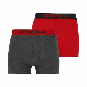 O'Neill PLAIN 2PACK Pánské boxerky, tmavě šedá, velikost obraz