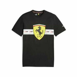 Puma FERRARI RACE TEE Pánské triko, černá, velikost obraz