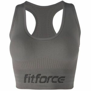 Fitforce SANCY Dámská fitness podprsenka, šedá, velikost obraz