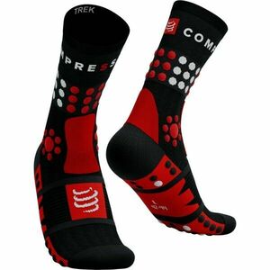 Compressport TREKKING SOCKS Ochranné trekkingové ponožky, černá, velikost obraz