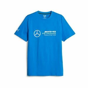 Puma MERCEDES-AMG PETRONAS F1 TEAM ESSENTIALS TEE Pánské triko, modrá, velikost obraz