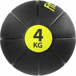 Fitforce MEDICINE BALL 4 KG Medicinbal, černá, velikost obraz