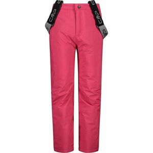CMP KID SALOPETTE Dětské lyžařské kalhoty, růžová, veľkosť 140 obraz