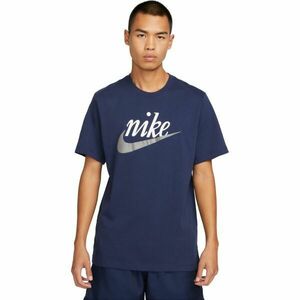 Nike SPORTSWEAR Pánské tričko, tmavě modrá, velikost obraz