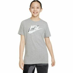 Nike SPORTSWEAR Dívčí tričko, šedá, velikost obraz