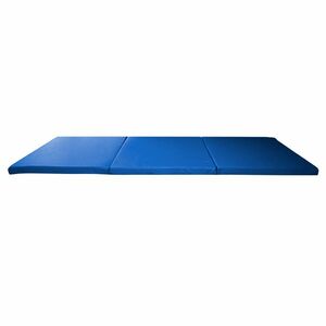 Skládací gymnastická žíněnka inSPORTline Pliago 180x60x5 cm modrá obraz