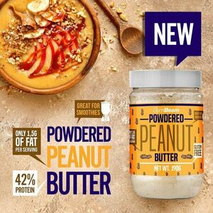 Powdered Peanut Butter - GymBeam 190 g obraz