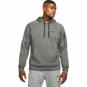 Nike THERMA-FIT Pánská mikina, šedá, veľkosť M obraz