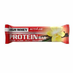 High Whey Protein Bar 24 x 80 g vanilka - ActivLab obraz
