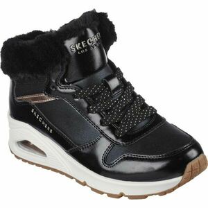 Skechers UNO - COZY ON AIR Dětská zimní obuv, černá, velikost obraz