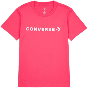 Converse CF STRIP WORDMARK SS TEE Dámské tričko, růžová, veľkosť XS obraz