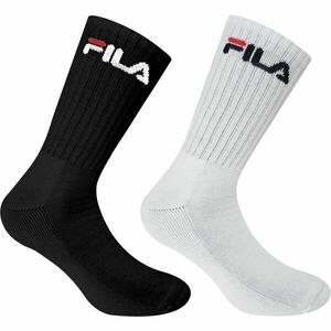 Fila NORMAL PLAIN HALF TERRY 2 PCS Sportovní ponožky, černá, velikost obraz