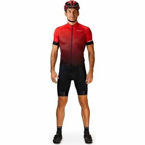 Briko CLASSIC STAIN Pánský cyklistický dres, červená, velikost obraz