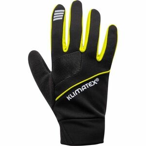Klimatex PUNE Unisex běžecké rukavice, černá, velikost obraz