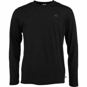 Russell Athletic LONG SLEEVE TEE SHIRT M Pánské tričko, černá, velikost obraz