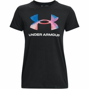 Under Armour LIVE SPORTSTYLE GRAPHIC SS Dámské triko, černá, velikost obraz