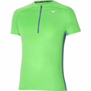 Mizuno TRAIL DRYAEROFLOW HZ TEE Pánské běžecké tričko, světle zelená, velikost obraz