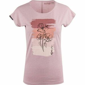 ALPINE PRO RYRA Dámské triko, růžová, veľkosť S obraz