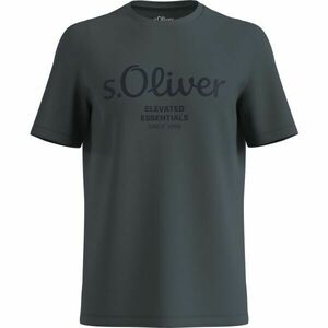 s.Oliver LOGO T-NOOS Pánské tričko, tmavě šedá, velikost obraz