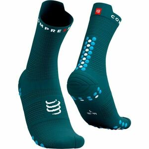 Compressport PRO RACING SOCK v4.0 RUN HIGH Běžecké ponožky, tmavě zelená, velikost obraz