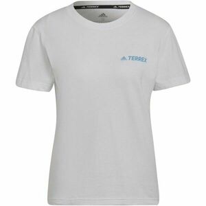 adidas TERREX TEE Dámské outdoorové tričko, bílá, velikost obraz