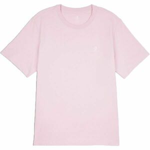 Converse CLASSIC LEFT CHEST SS TEE Pánské tričko, růžová, veľkosť M obraz