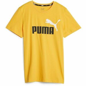 Puma ESSENTIALS+2 COL LOGO TEE Dětské triko, žlutá, velikost obraz