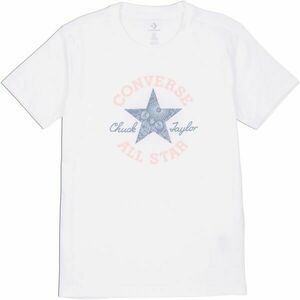 Converse CHUCK PATCH INFILL TEE Dámské tričko, bílá, veľkosť XS obraz