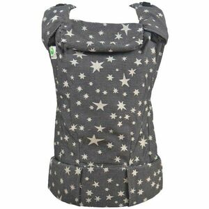 MONILU UNI COAL STARS Rostoucí šátkové nosítko pro děti, tmavě šedá, velikost obraz