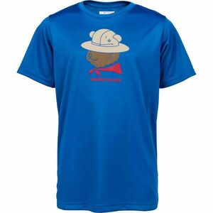 Columbia GRIZZLY GROVE SHORT SLEEVE GRAPHIC TEE Dětské triko, modrá, veľkosť M obraz