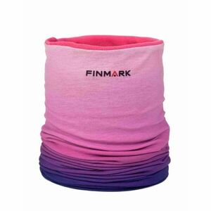 Finmark MULTIFUNCTIONAL SCARF WITH FLEECE Multifunkční šátek, růžová, velikost obraz