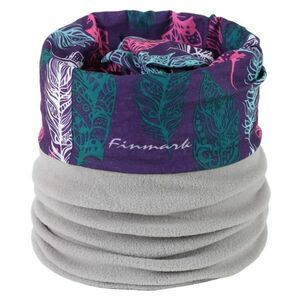 Finmark MULTIFUNCTIONAL SCARF WITH FLEECE Multifunkční šátek s fleecem, mix, velikost obraz