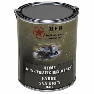 MFH army barva, NVA zelená matná, 1 litr obraz