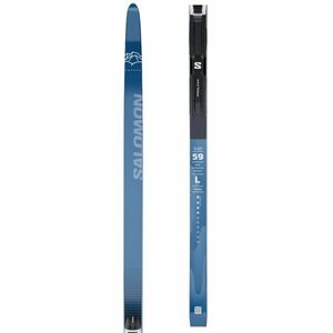 Salomon ESCAPE SNOW 59 POSI PLK AUTO Unisex běžecké lyže, tmavě modrá, velikost obraz