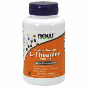 L-Theanine Double Strength 200 mg 120 kaps. - NOW Foods obraz