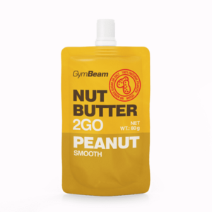 Ořechové máslo 2GO - arašídové máslo 15 x 80 g - GymBeam obraz