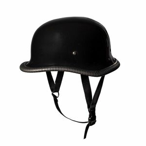 Retro otevřená moto helma Sodager DH-001 černá lesk L (59-60) obraz
