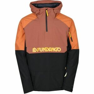 FUNDANGO BURNABY Pánská lyžařská/snowboardová bunda, oranžová, velikost obraz